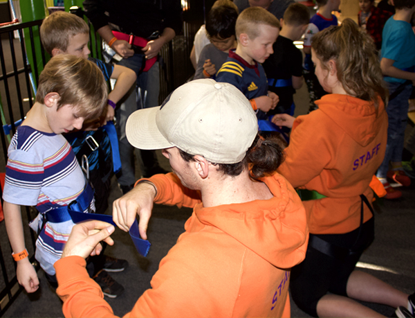 Clip 'n Climb Safety Harness Briefing